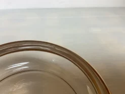 Bonbonnière boîte verre givré et doré