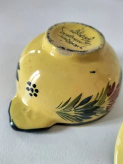 Bonbonnière bretonne Quimper Henriot – Faïence peinte à la main