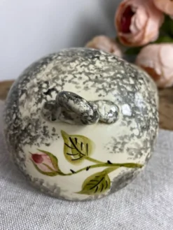 Bonbonnière en céramique vernissée