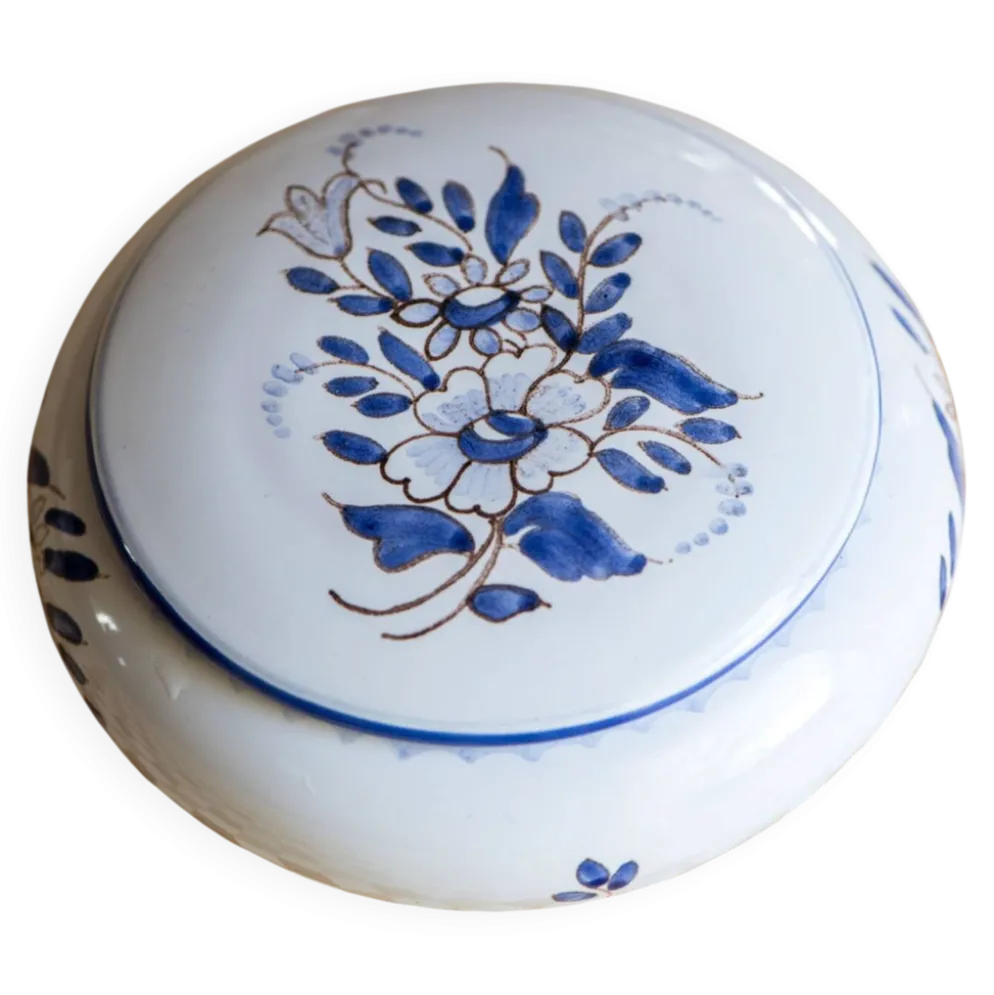 Bonbonnière en faïence de Nevers - Atelier C. Girande