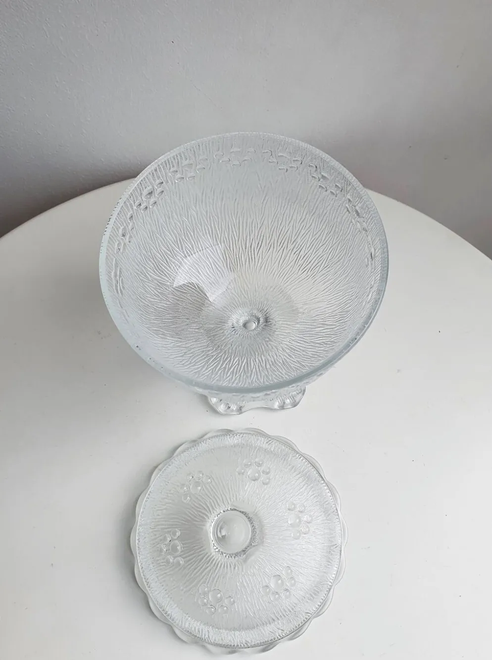 Bonbonnière en verre