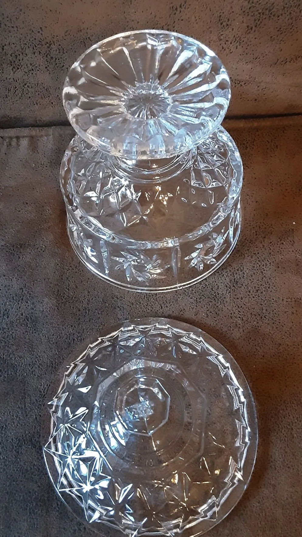 Bonbonnière en verre