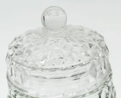 Bonbonnière en verre ancienne