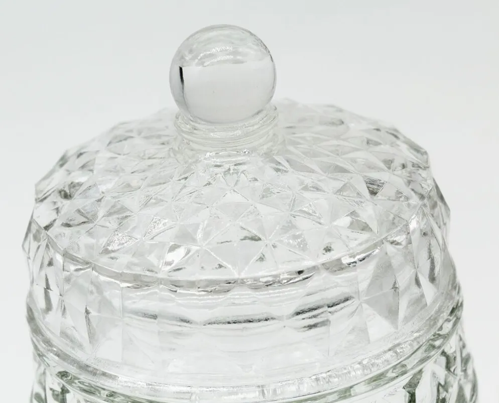 Bonbonnière en verre ancienne