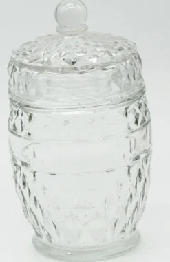 Bonbonnière en verre ancienne