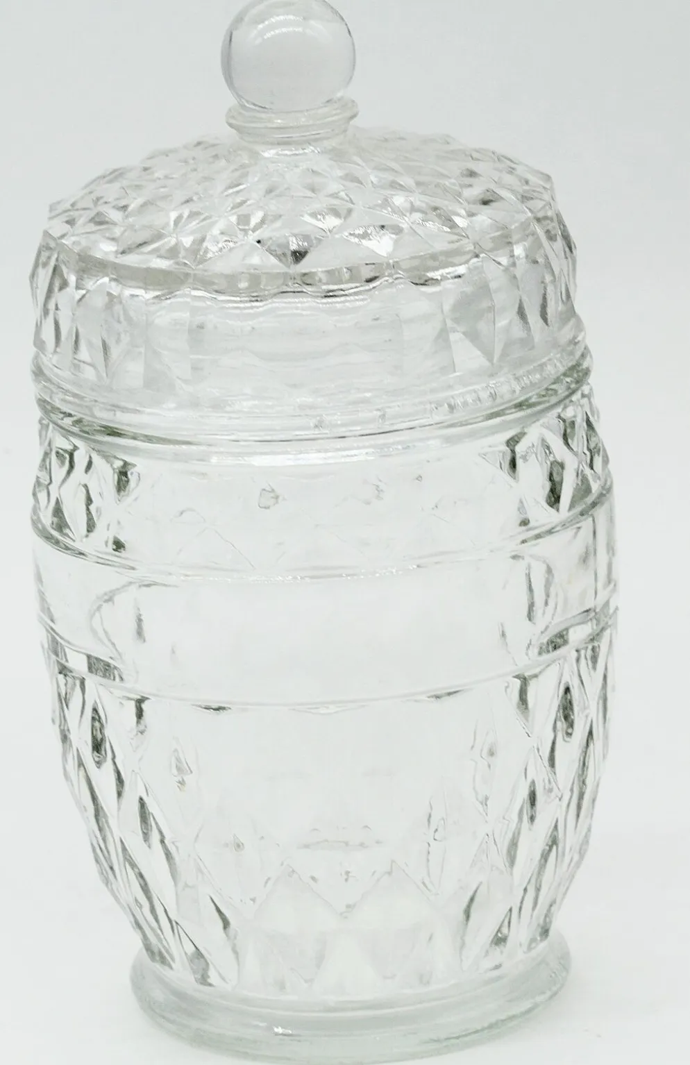 Bonbonnière en verre ancienne