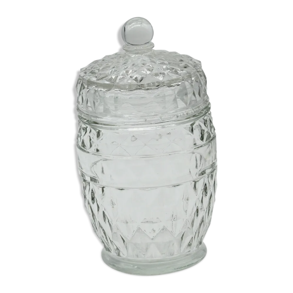 Bonbonnière en verre ancienne