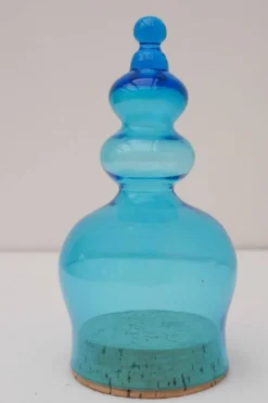 Bonbonnière en verre soufflé à la main par Bertil Vallien pour Kosta Boda, années 1970