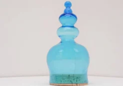 Bonbonnière en verre soufflé à la main par Bertil Vallien pour Kosta Boda, années 1970