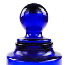 Bonbonnière minimaliste, verre pressé, HSG Prądniczanka, Pologne, années 1970