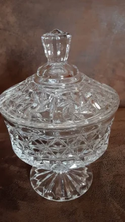 Bonbonnière ou sucrier verre