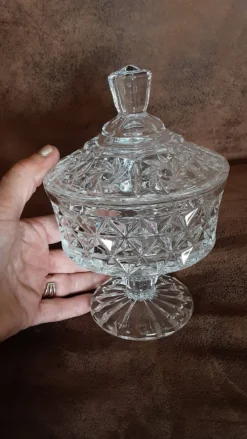 Bonbonnière ou sucrier verre