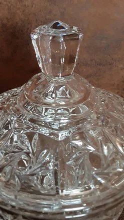 Bonbonnière ou sucrier verre