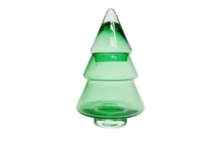 Bonbonnière polie de la verrerie de Tarnowiec, Pologne, années 1950.