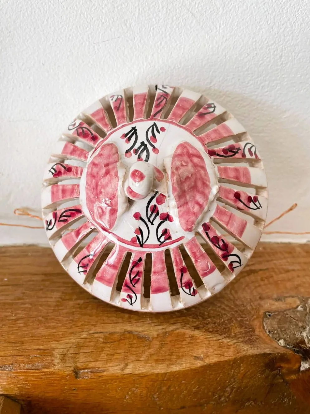 Bonbonnière porcelaine ajourée vintage