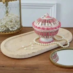 Bonbonnière porcelaine ajourée vintage