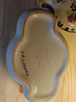Bonbonnière vintage en faïence HB Henriot Quimper