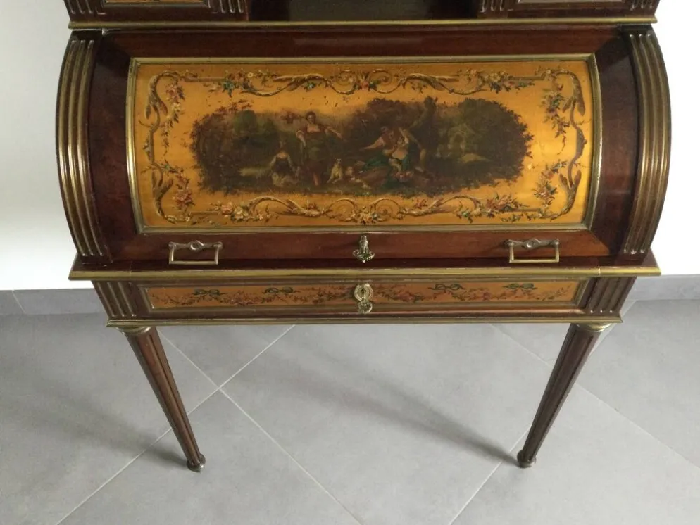 Bonheur Du Jour De Style Louis XVI En Acajou