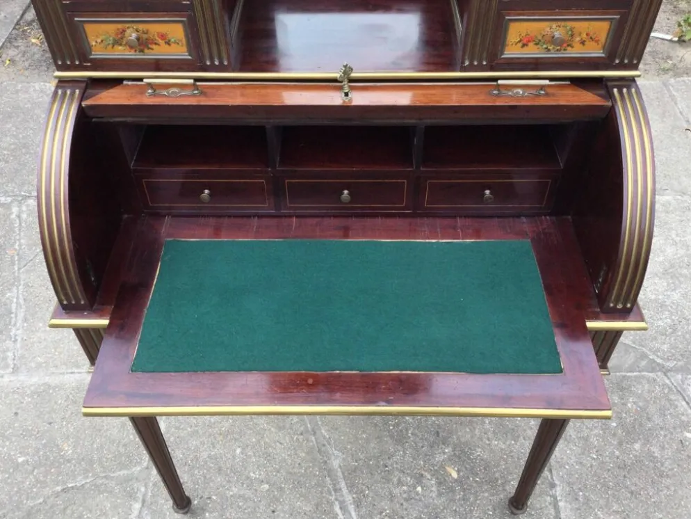 Bonheur Du Jour De Style Louis XVI En Acajou