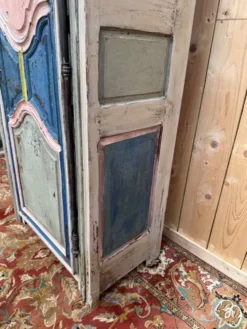 Bonnetière un vantail – Chêne massif polychrome