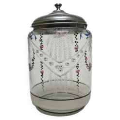 Boîte à biscuits Art Nouveau danoise, années 1890