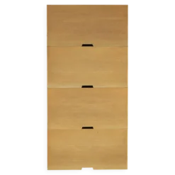 Boîtes de rangement en bois de hêtre par Wim den Boon, 1967. Ensemble de 4.