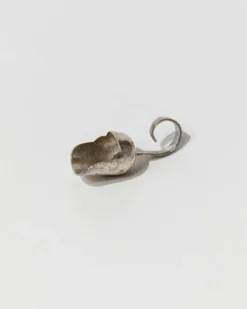 Boîte à sucre en argent plaqué, sculptée à la main, avec cuillère doseuse - Décor de table rétro italien des années 1920