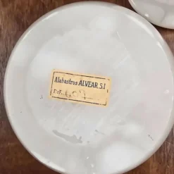 Boîte vintage en albâtre Alabastros Alvear – Forme flacon