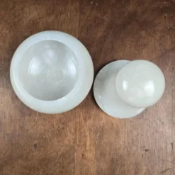 Boîte vintage en albâtre Alabastros Alvear – Forme flacon