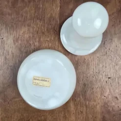 Boîte vintage en albâtre Alabastros Alvear – Forme flacon
