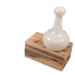 Boîte vintage en albâtre Alabastros Alvear – Forme flacon