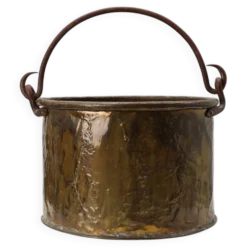 Bouilloire en cuivre de style provençal français ancien, XIXe siècle
