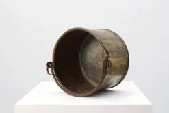 Bouilloire en cuivre de style provençal français ancien, XIXe siècle
