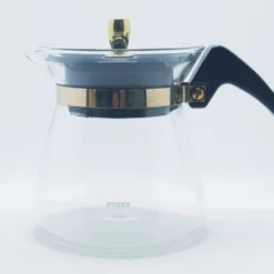 Bouilloire Pyrex milieu du siècle