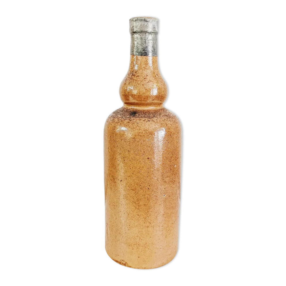 Bouteille ancienne en grès
