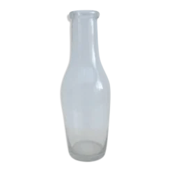 Bouteille ancienne en verre soufflé