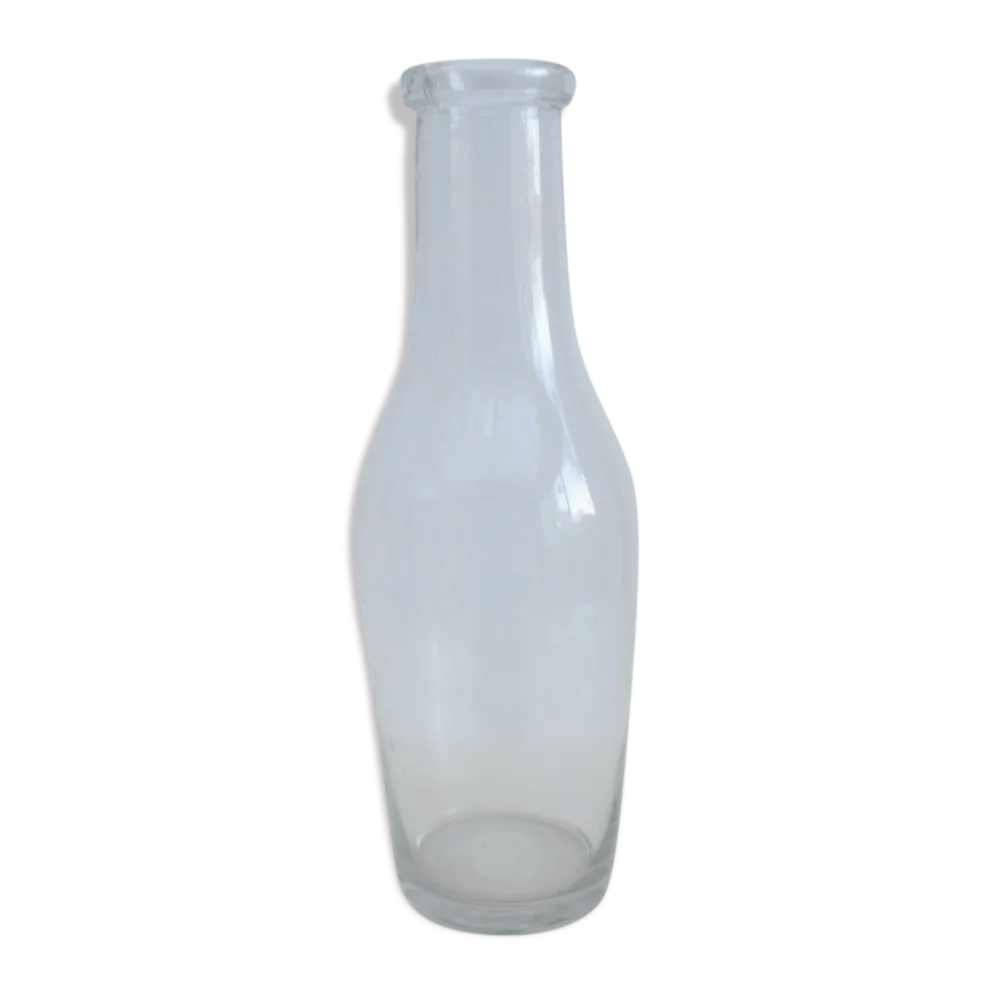 Bouteille ancienne en verre soufflé