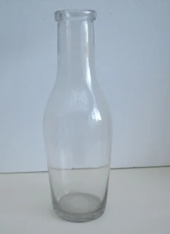 Bouteille ancienne en verre soufflé