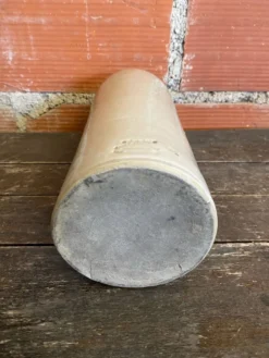 Bouteille ancienne paul langeron grès vernissé gris bouchon metal vint