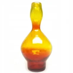Bouteille Bączek, moderne du milieu du siècle, en verre, conçue par Z. Horbowy, Pologne, années 1970