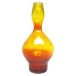 Bouteille Bączek, moderne du milieu du siècle, en verre, conçue par Z. Horbowy, Pologne, années 1970