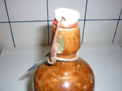 Bouteille bouillotte grès bouchon mécanique
