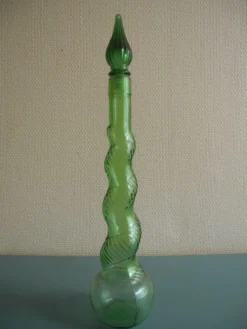 Bouteille, carafe Empoli, années 60