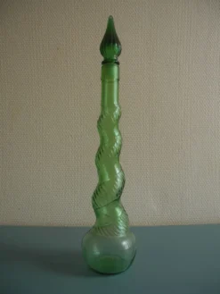 Bouteille, carafe Empoli, années 60
