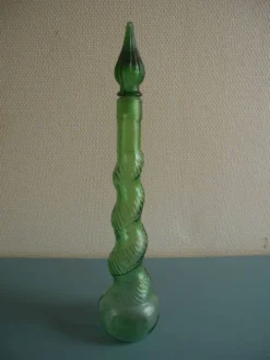 Bouteille, carafe Empoli, années 60
