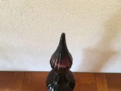 Bouteille carafe italienne en verre souffé