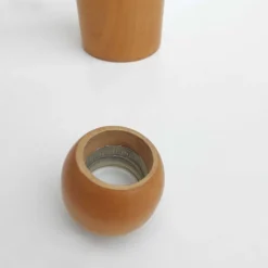 Bouteille carafe vintage en bois pin