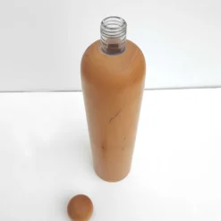 Bouteille carafe vintage en bois pin