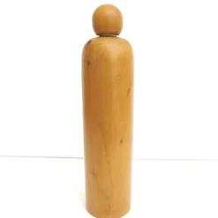 Bouteille carafe vintage en bois pin