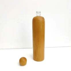 Bouteille carafe vintage en bois pin
